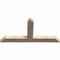 Ekena Millwork Portland Smooth Timber Gable Bracket, Douglas Fir, 60"W x 30"H x 3 1/2"D x 5 1/2"F, 12/12 Pitch GBW060X30X0406POR00SDF - alternate 2